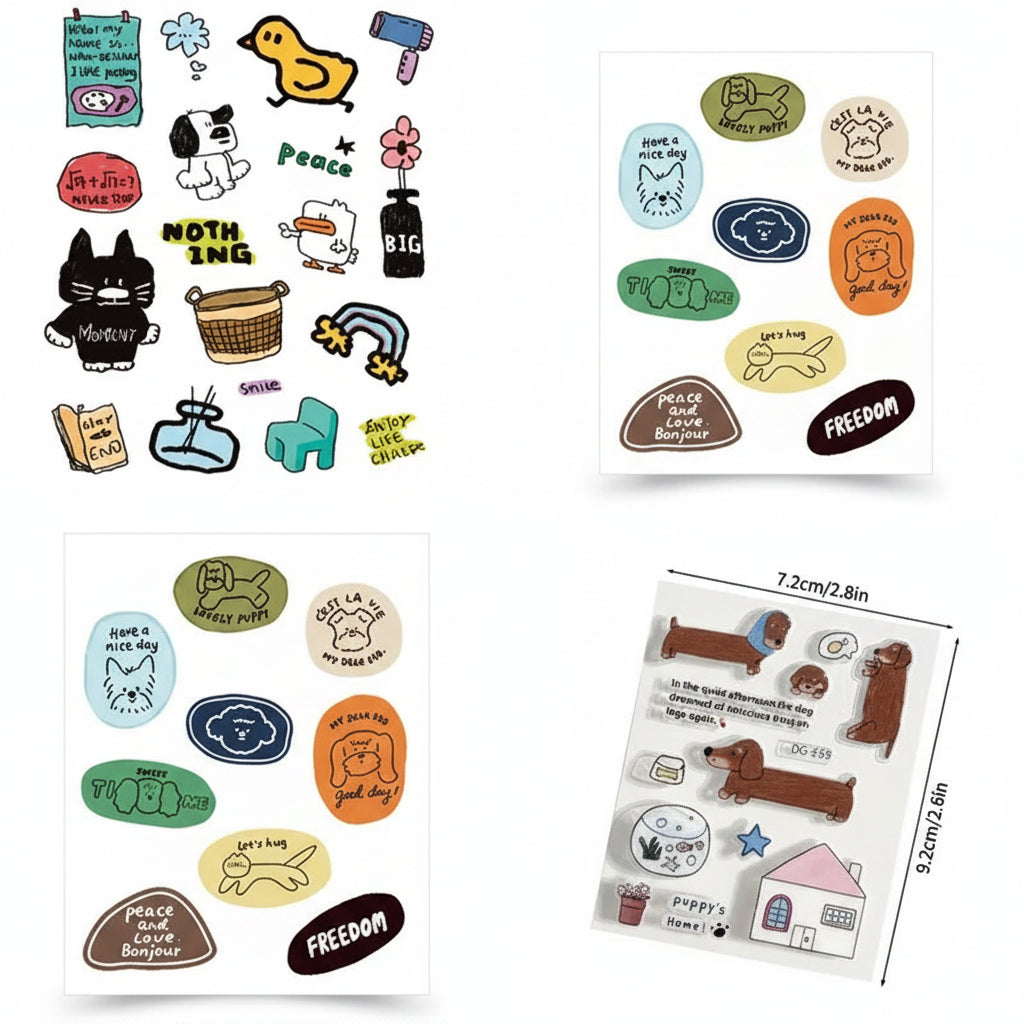 Kawaii 3D Jelly Phone Case Stickers