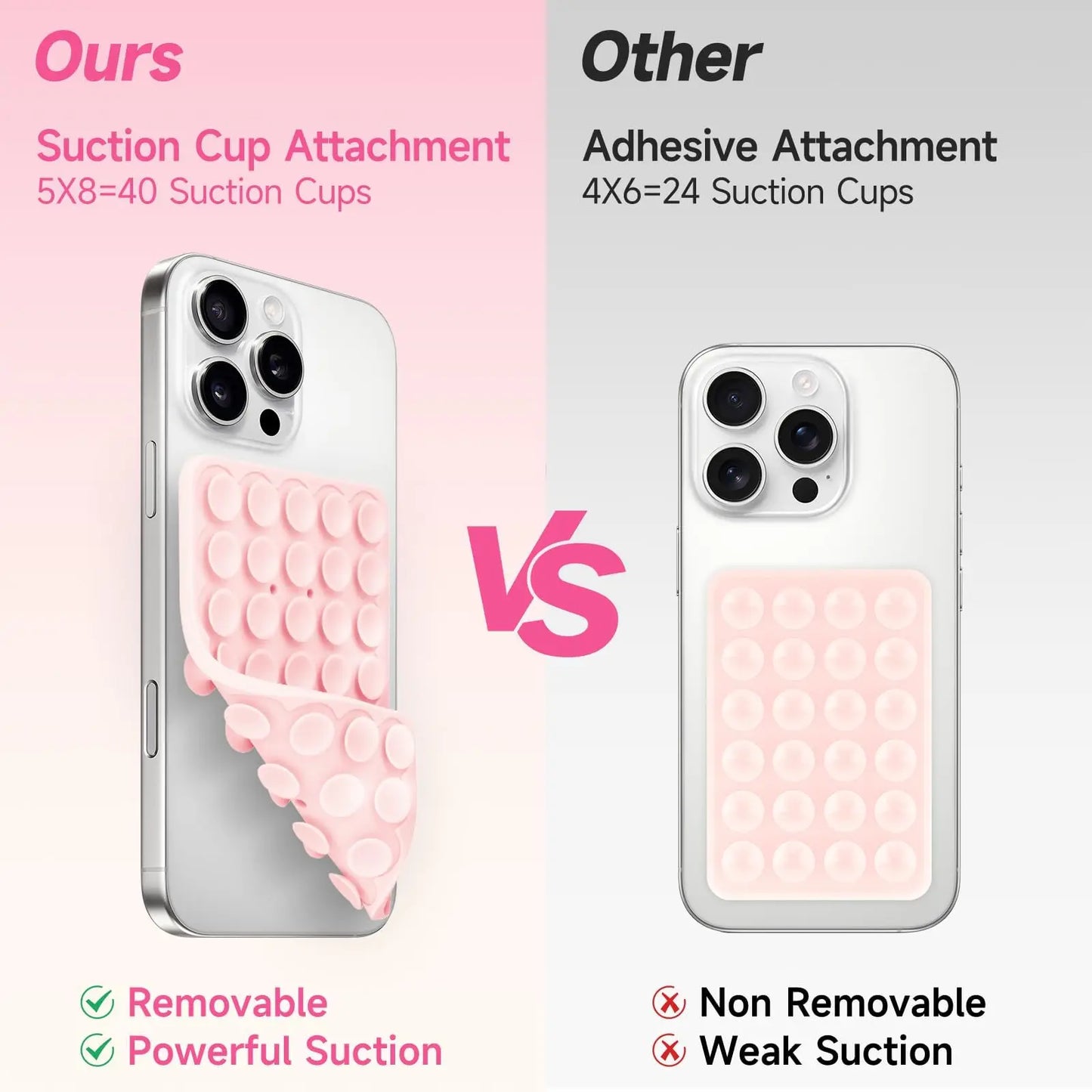 Silicone Suction Cup Phone Holder Pad