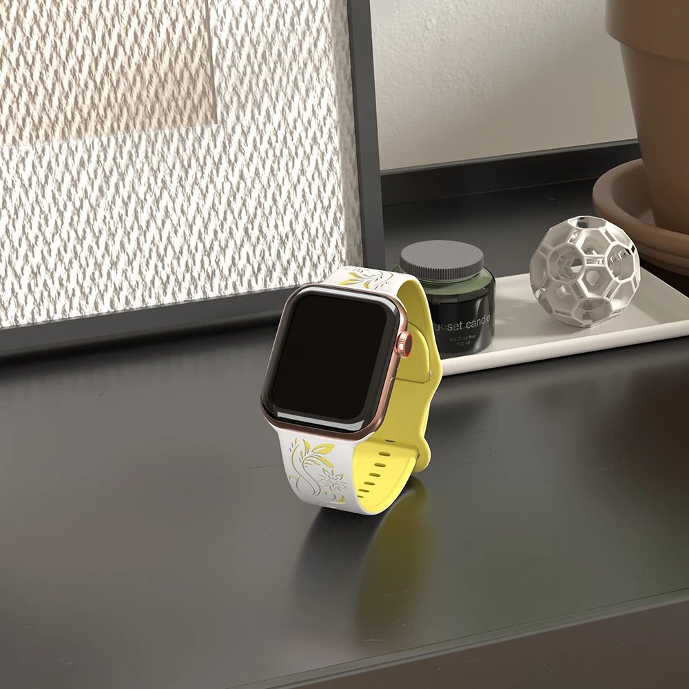 FloraFlex | Engraved Silicone Band