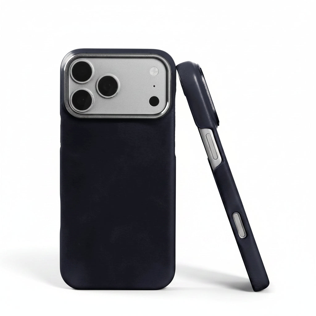 Luxury Genuine Leather MagSafe iPhone Case