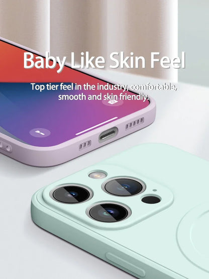 Liquid Silicone MagSafe iPhone Case