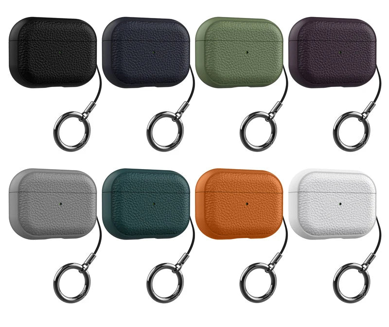 Leather Texture AirPods Protective Case