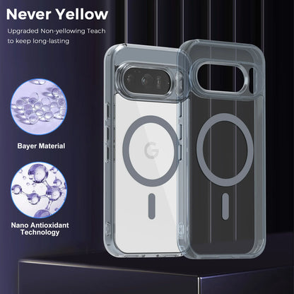 Funda Magnética Transparente de Lujo para Google Pixel