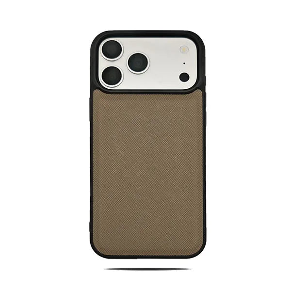 Saffiano PU Leather Luxury iPhone Case