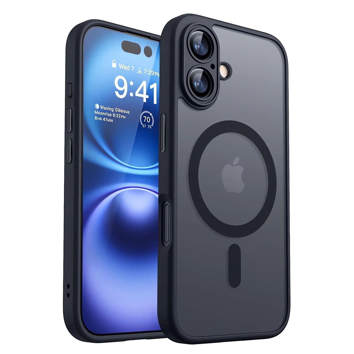 Funda de lujo mate MagSafe Armor para iPhone