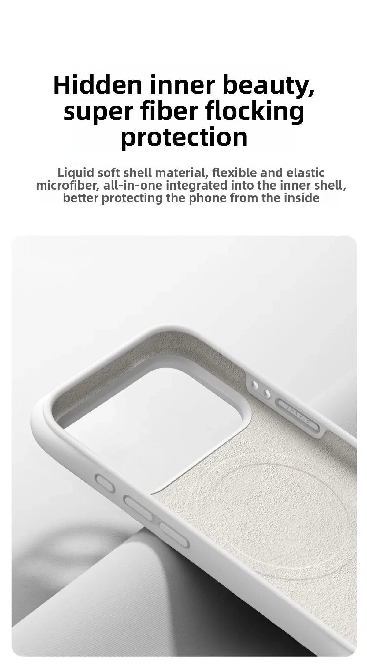Water Ripple MagSafe Silicone iPhone Case