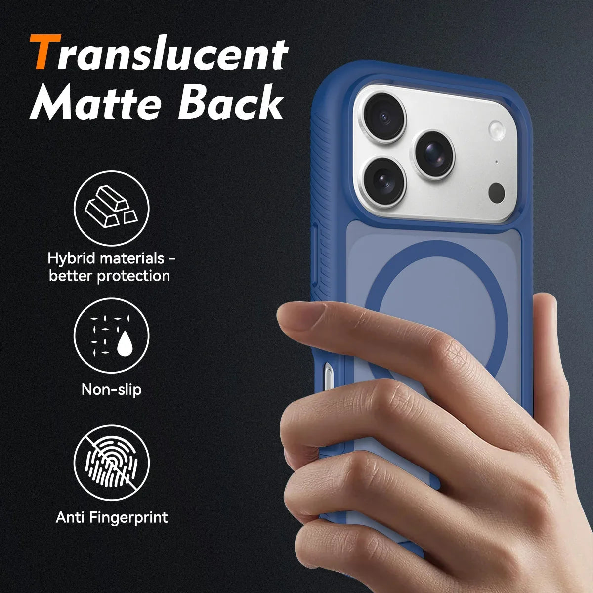 360 Full Body Matte MagSafe iPhone Case