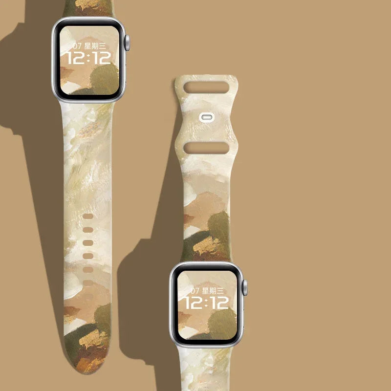Black Unity Silicone Apple Watch Band