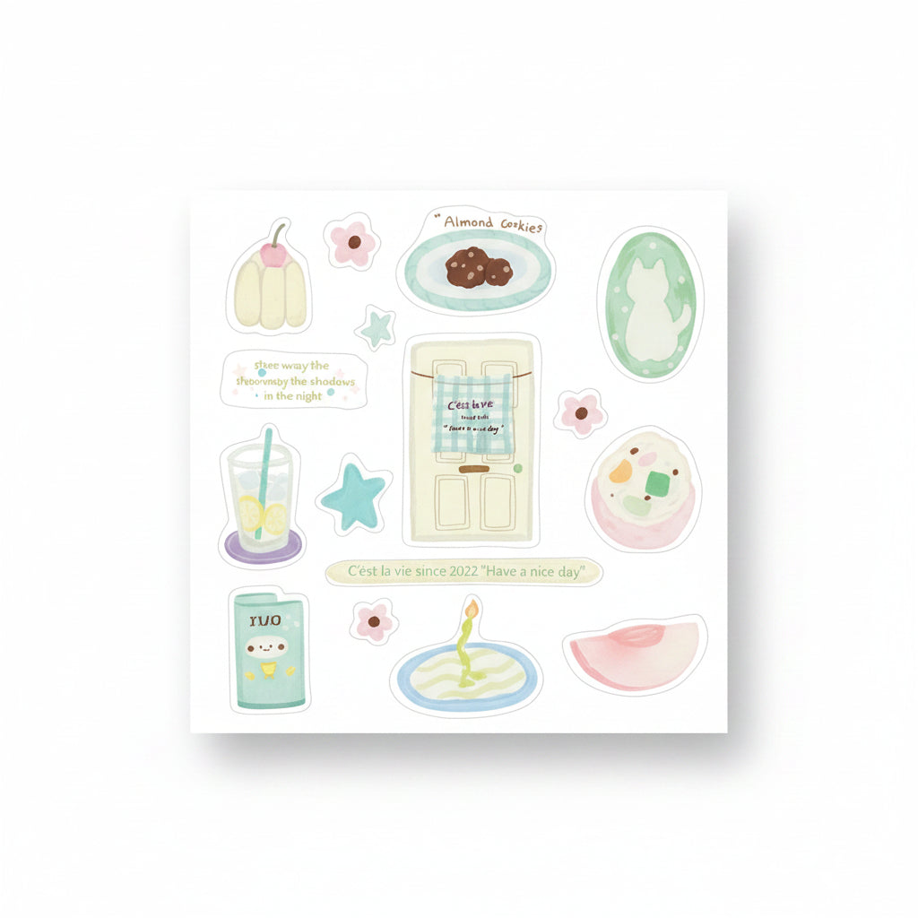 Kawaii 3D Jelly Phone Case Stickers