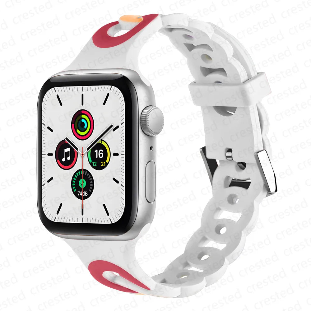Silicone Apple Watch Sport Band