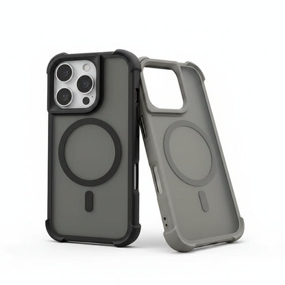 Funda de lujo mate MagSafe Armor para iPhone