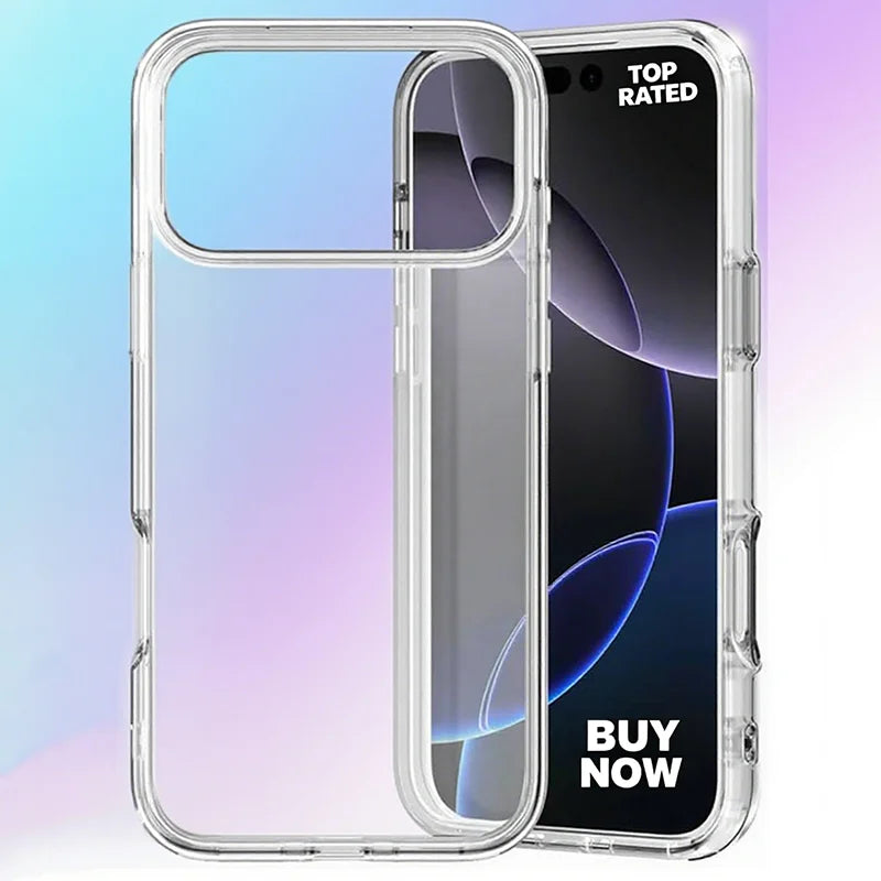 Luxury Clear Silicone iPhone Case