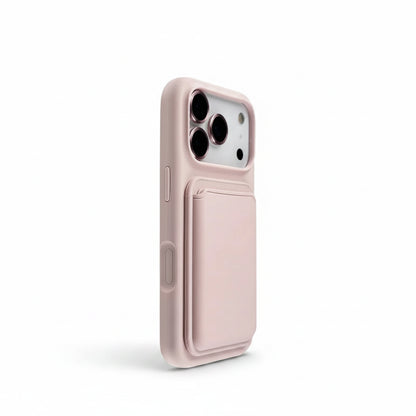 Luxury Silicone Card Holder iPhone Case