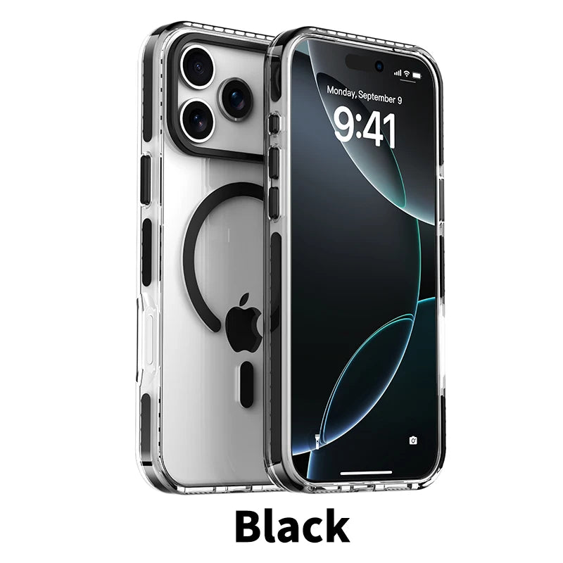 Luxury Clear MagSafe iPhone Case