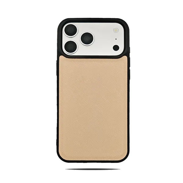 Saffiano PU Leather Luxury iPhone Case