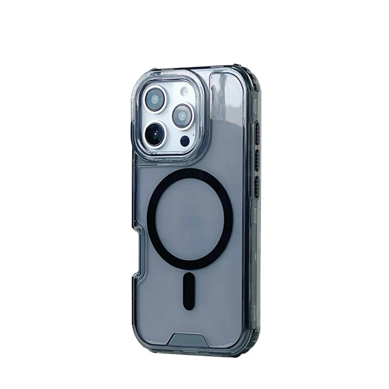 Neon Clear MagSafe Shockproof iPhone Case