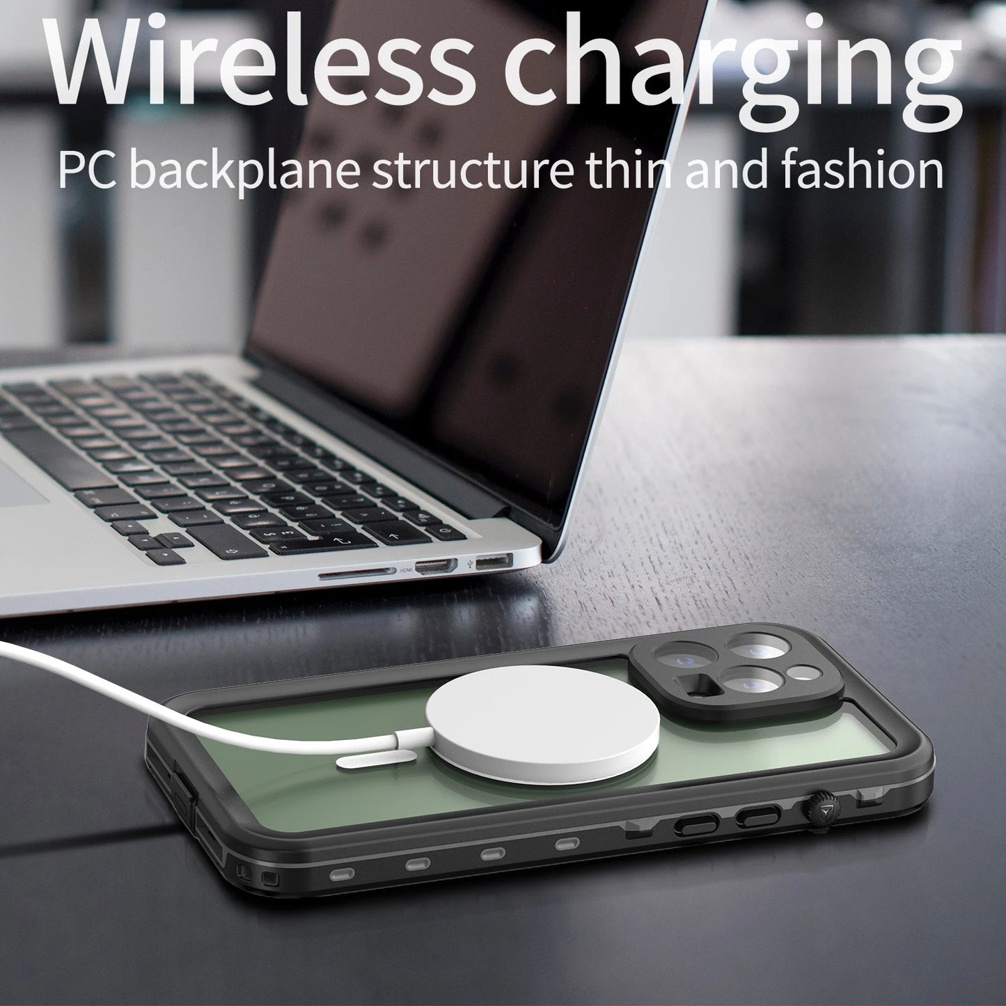 Funda para iPhone MagSafe impermeable IP68