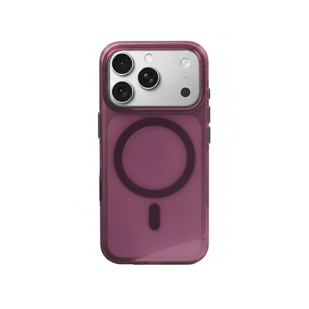 Candy Color Crystal Transparent Magnetic Case For iPhone 16 17 18 Pro Max Shockproof Smooth Clear Camera Button Cover For Magsafe
