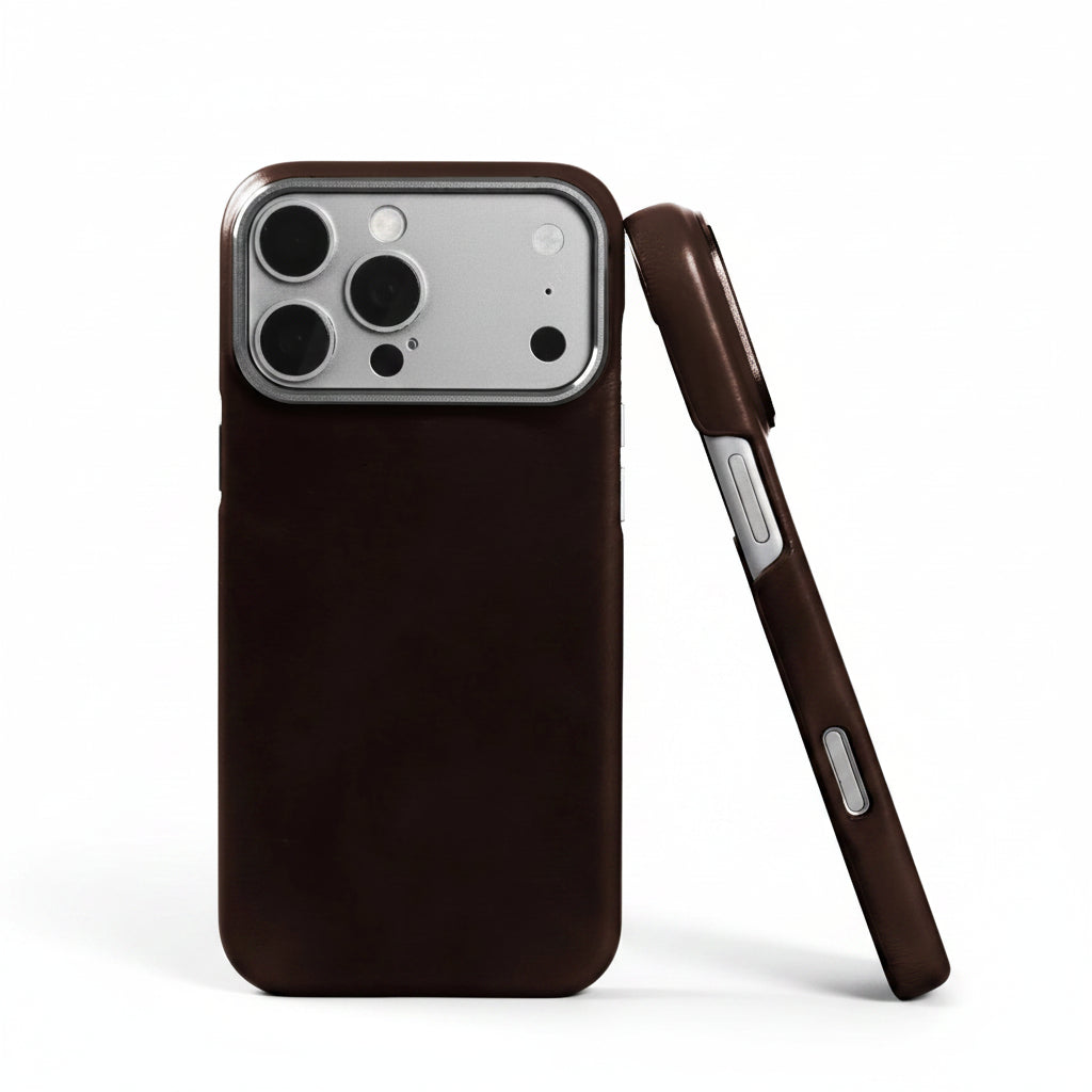 Luxury Genuine Leather MagSafe iPhone Case