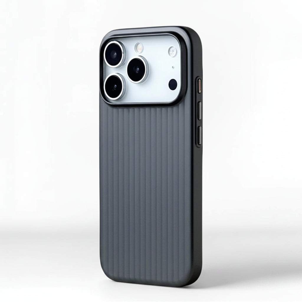 Luxury Luggage Stripe MagSafe iPhone Case