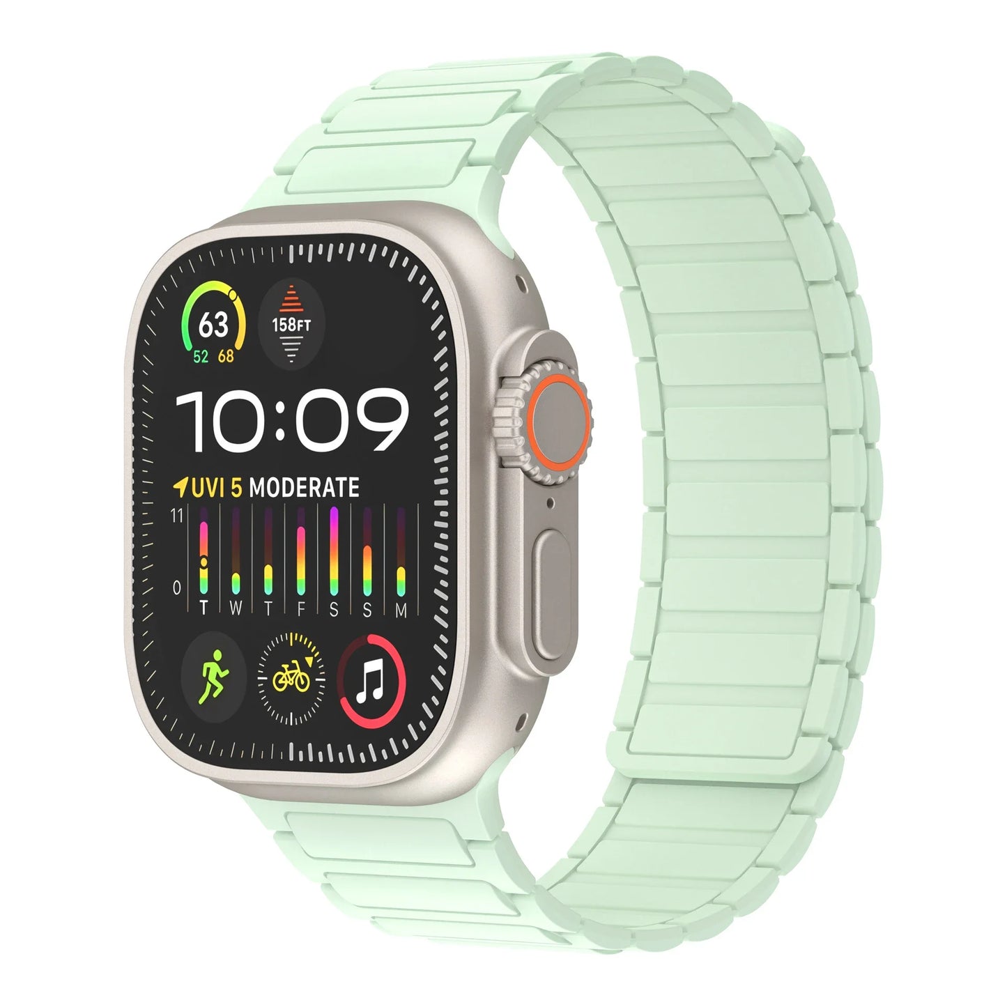 Magnetic Silicone Apple Watch Band