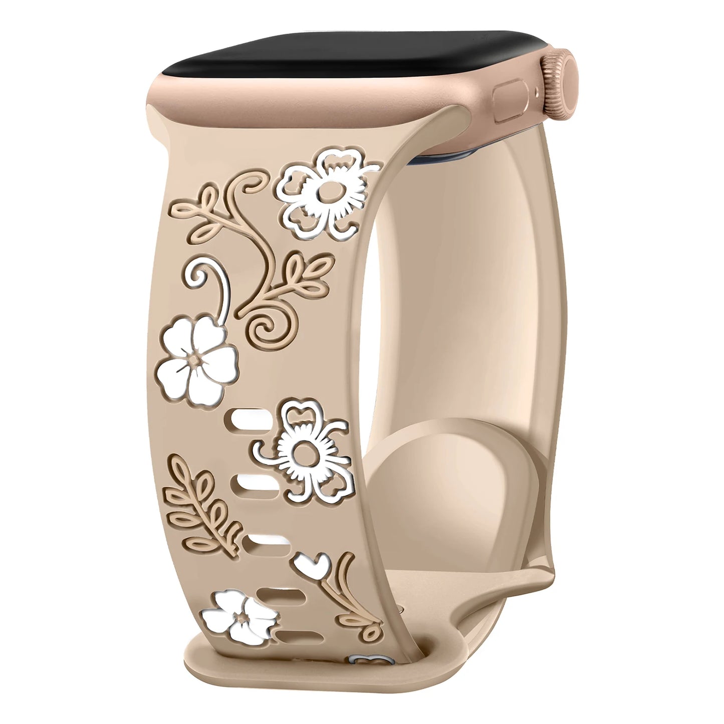 Engraved Silicone Band for Apple Watch