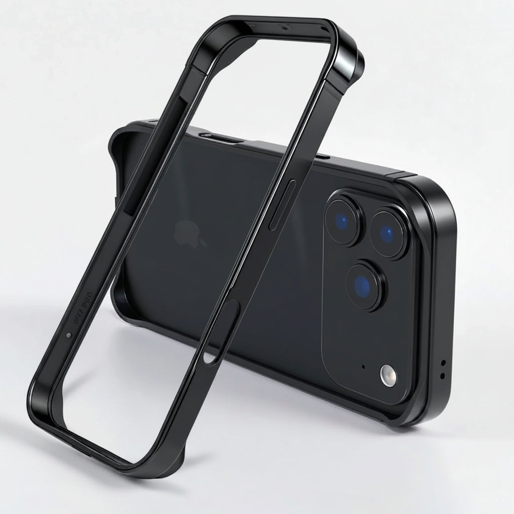 Slim Metal Bumper iPhone Armor Case
