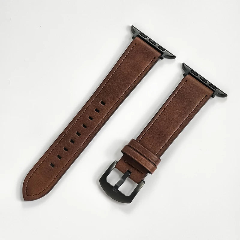 Premium Leather Apple Watch Strap