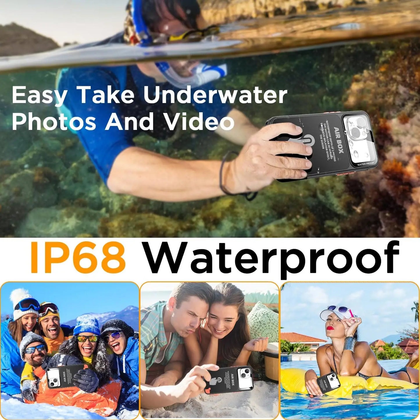 Waterproof Phone Pouch for iPhone