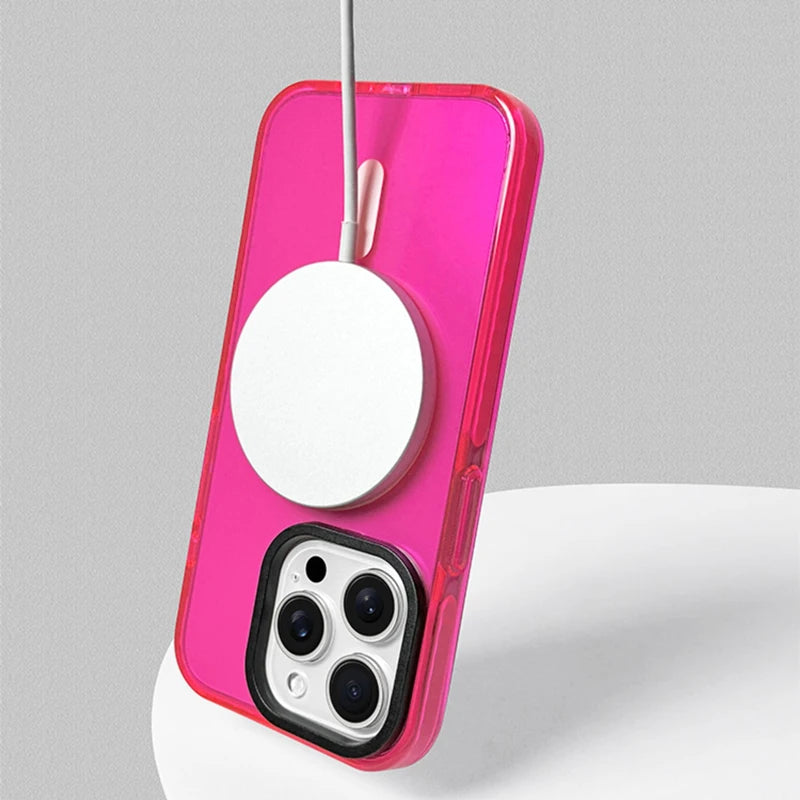 Neon Glow | Magnetic Clear Case