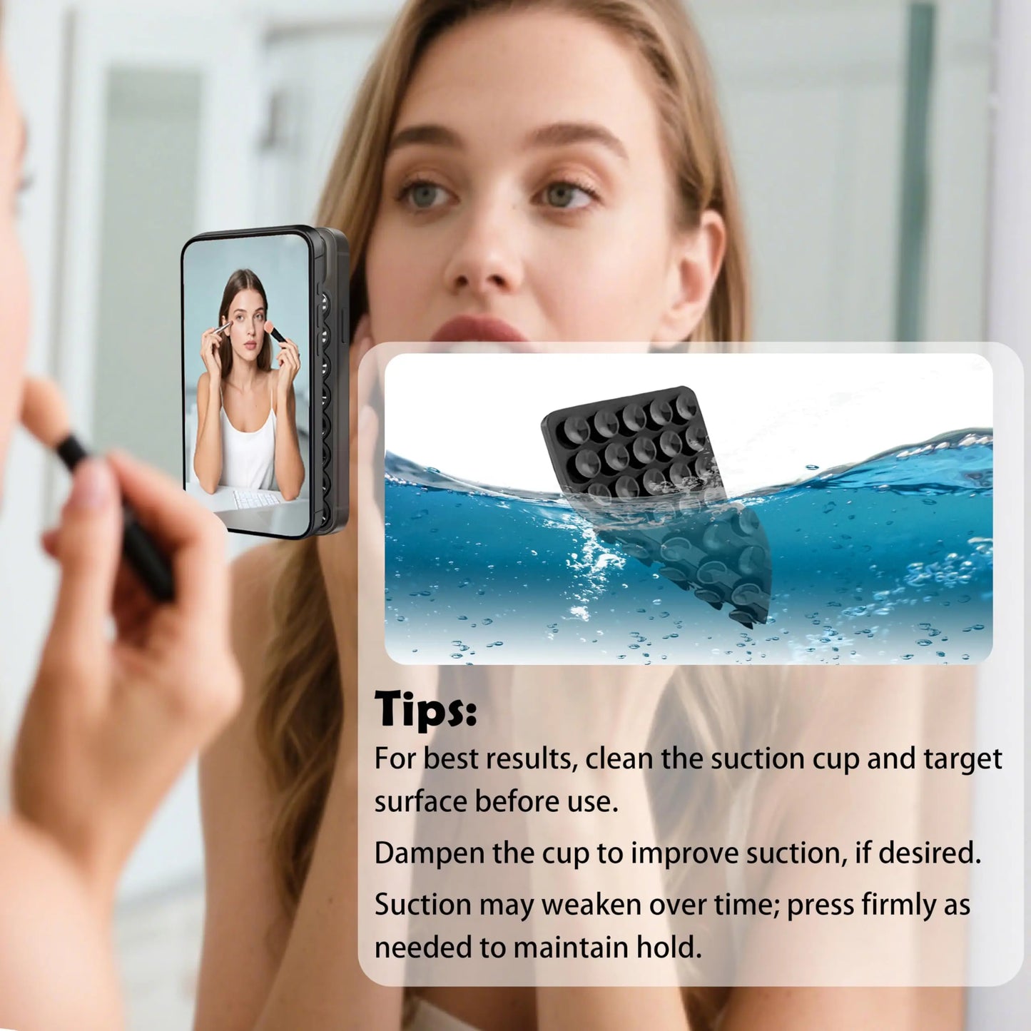 Silicone Suction Cup Phone Holder Pad