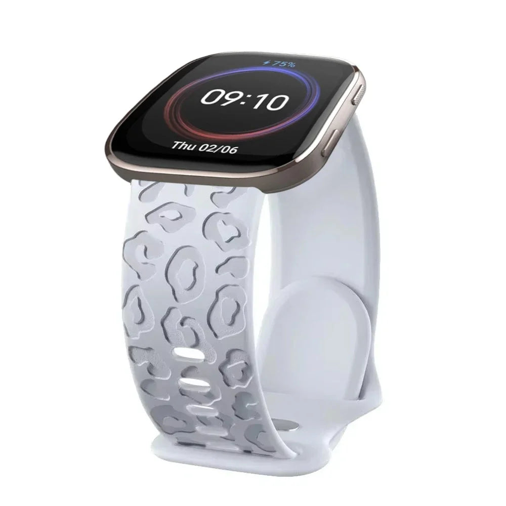 20mm Engraved Silicone Band for Amazfit Watch