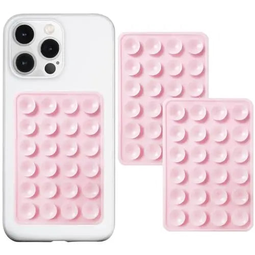 2-Pack Silicone Suction Phone Grip Mount