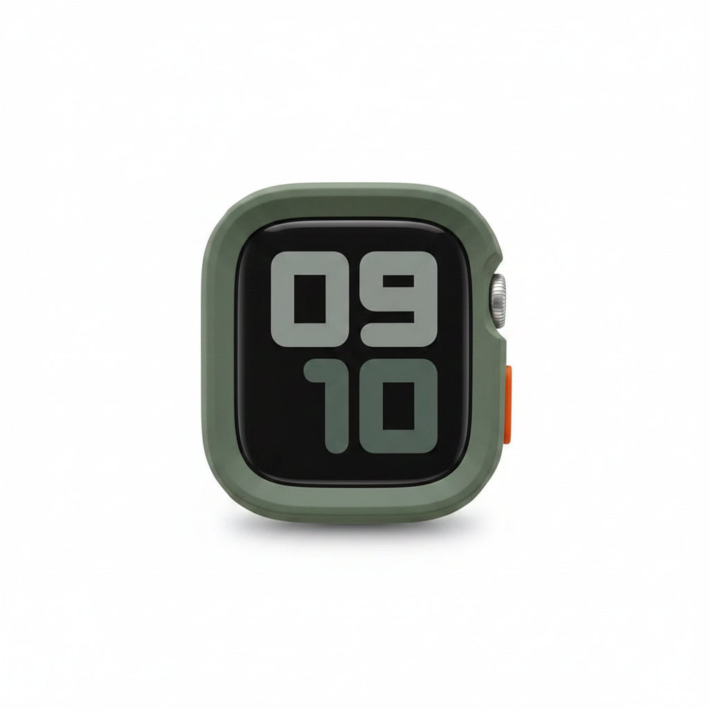 Soft Silicone Apple Watch Bumper Case