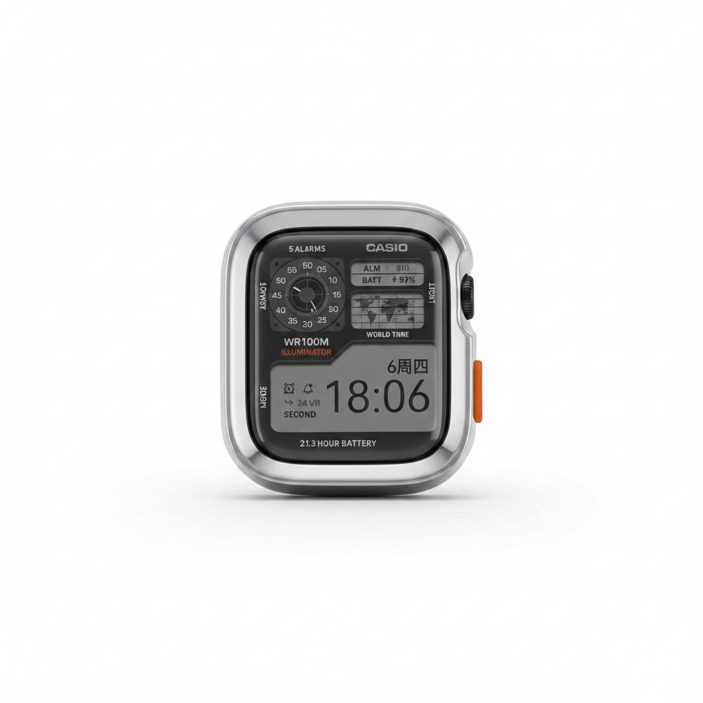 Soft Silicone Apple Watch Bumper Case