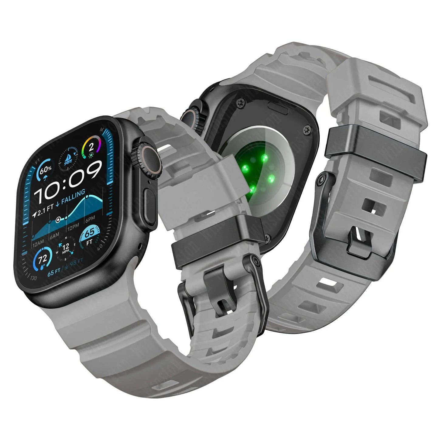 Fluorescent Sport Silicone Apple Watch Band