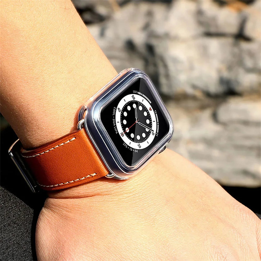 Funda protectora de cristal templado para Apple Watch