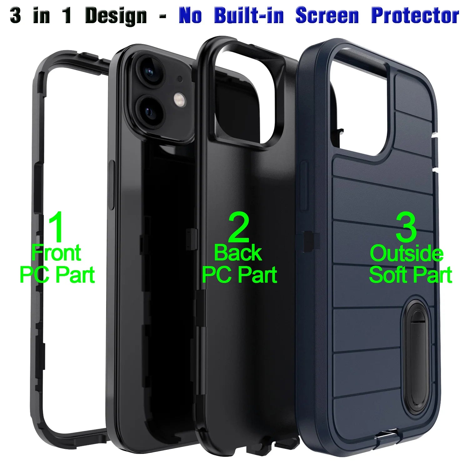 FortressStand | Heavy-Duty Kickstand Case