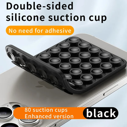 Double-Sided Silicone Suction Phone Pad