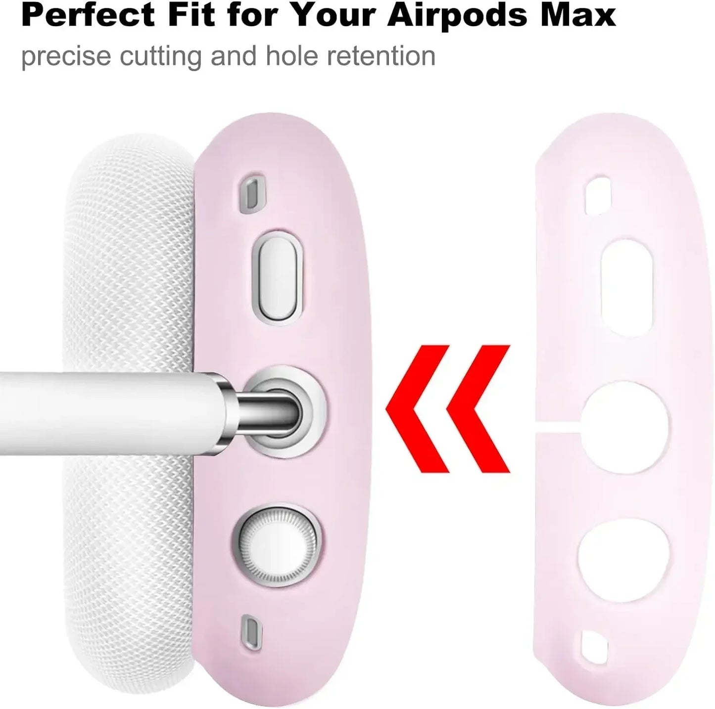 3-Piece Silicone Protective Case for AirPods Max