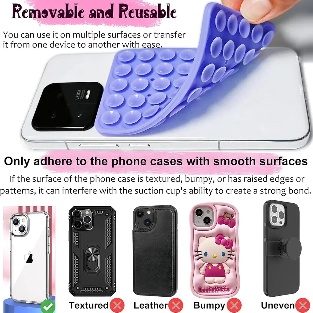GripLock | Double-Sided Suction Phone Mount