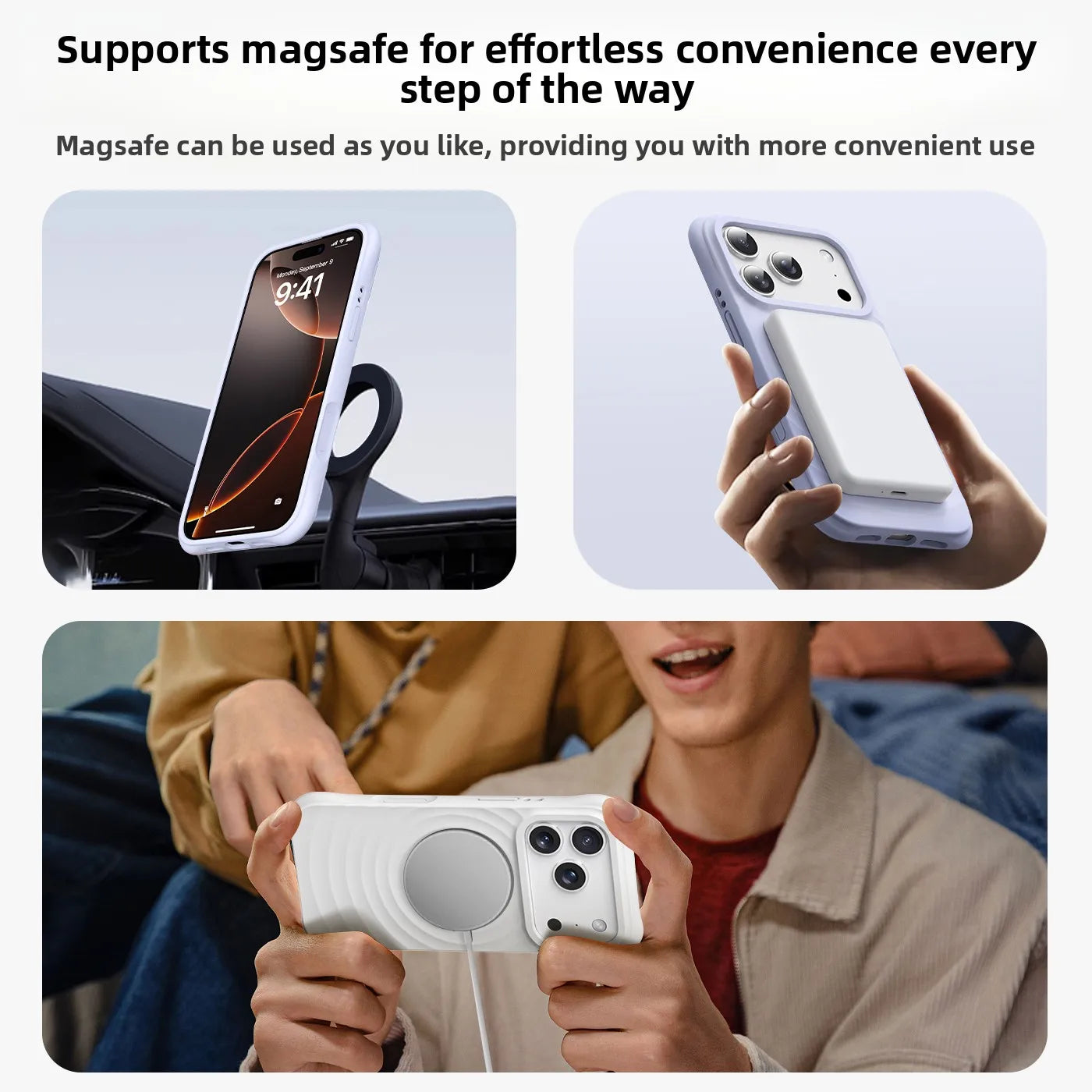 Water Ripple MagSafe Silicone iPhone Case