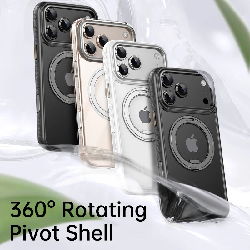 360° MagSafe Rotating Stand iPhone Case