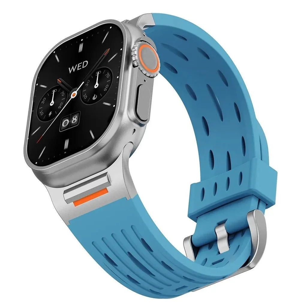 Breathable Sport Silicone Apple Watch Band