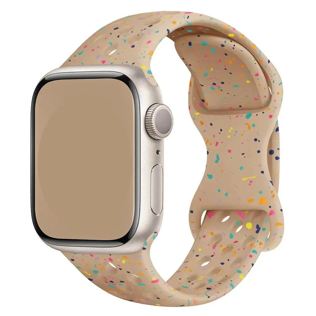 Correa transparente de silicona para Apple Watch