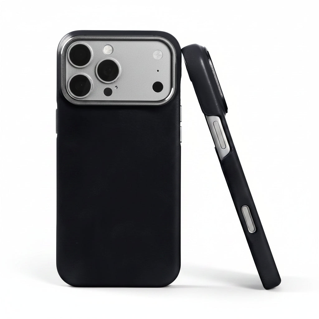 Luxury Genuine Leather MagSafe iPhone Case