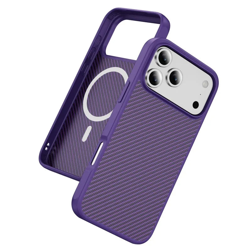 Funda para iPhone de fibra de carbono con MagSafe