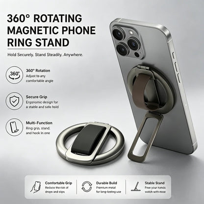 MagSafe Silicone Ring Phone Grip & Stand