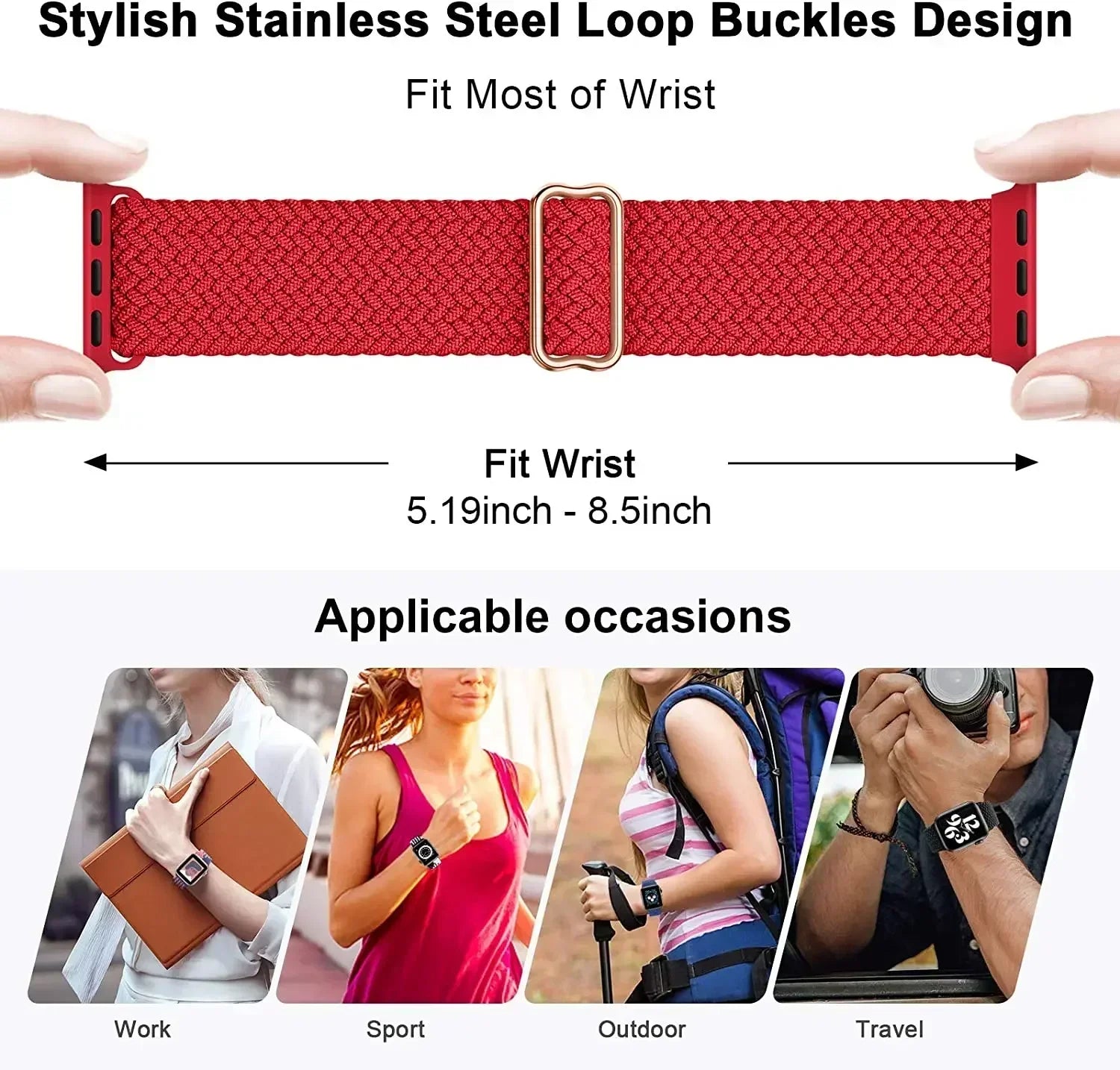 FlexWeave | Braided Solo Loop Band