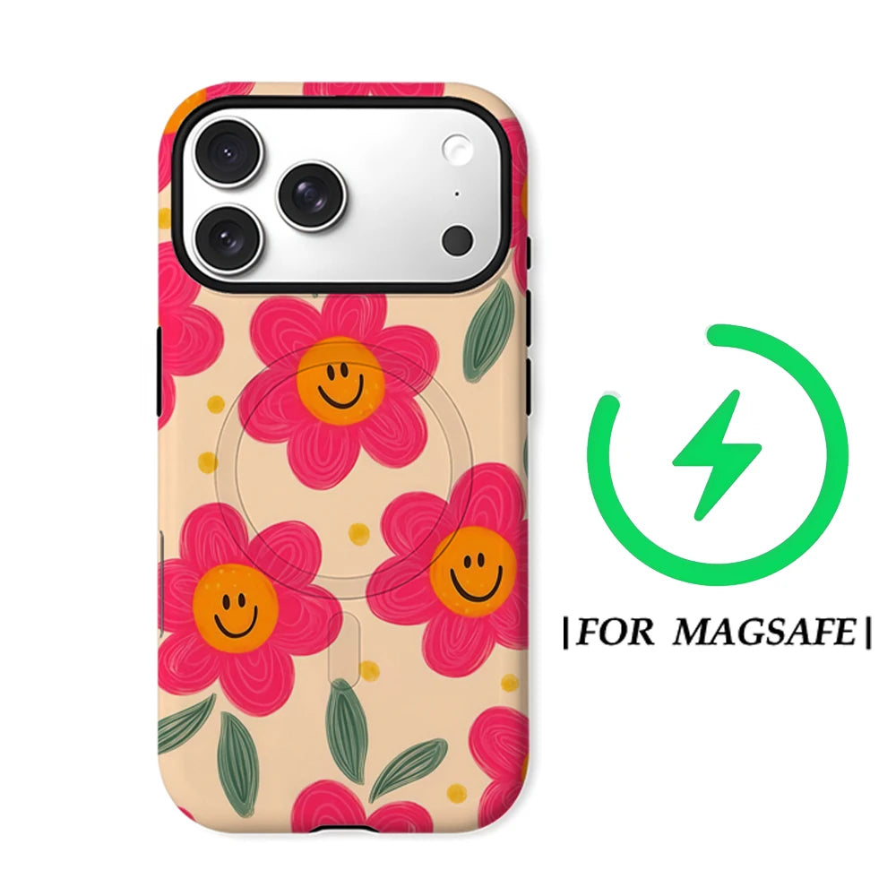 BloomSmile | Floral Magnetic Case